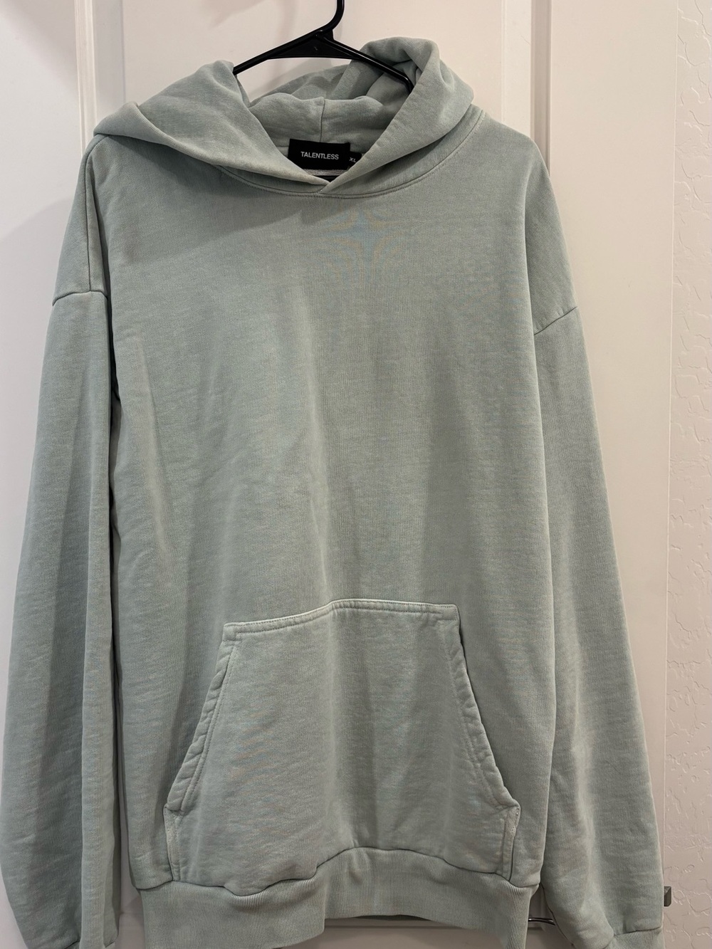TALENTLESS Sage Green Pullover Hoodie